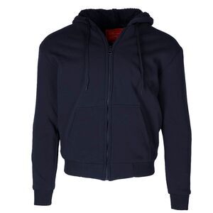 Maximos Men's 5008 Sherpa Lined Long Sleeve Full Zip Hoodie Navy